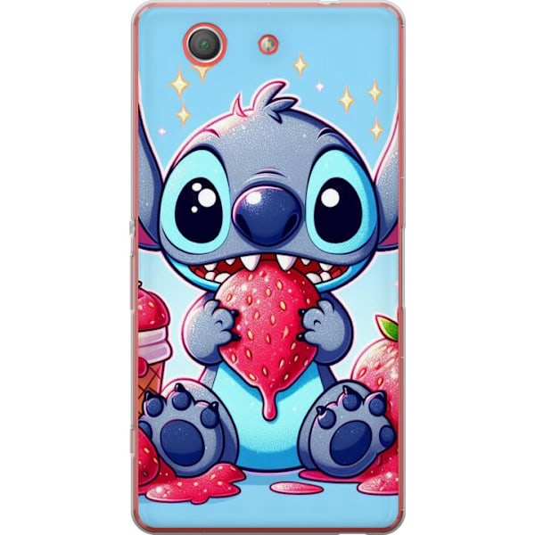 Sony Xperia Z3 Compact Genomskinligt Skal Strawberry Stitch