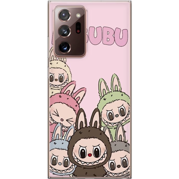Samsung Galaxy Note20 Ultra Läpinäkyvä kuori Labubu Classic