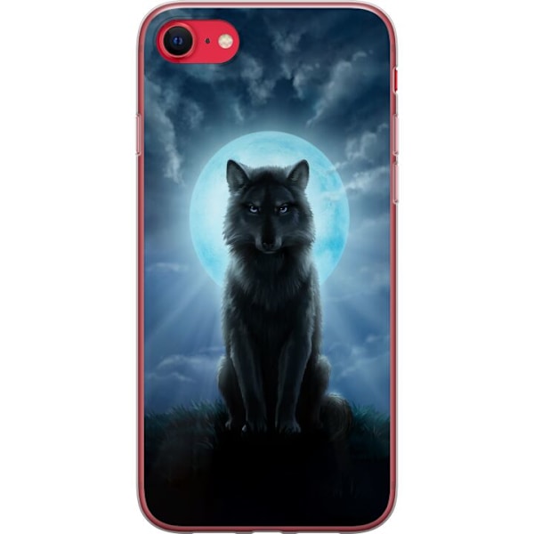 Apple iPhone 8 Läpinäkyvä kuori Susi