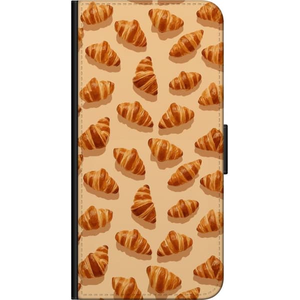 Kompatibelt Plånboksfodral till Samsung Galaxy Note10+ Croissanter beige
