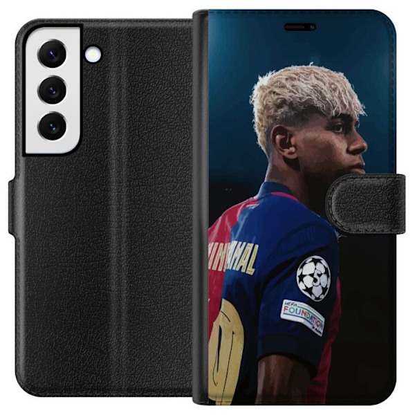 Samsung Galaxy S22 5G Lompakkokotelo Lamine Yamal - Barcelonan