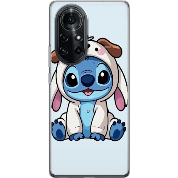 Huawei nova 8 Pro Läpinäkyvä kuori Stitch Koirapuku Lilo & Stitch Disney Hauska Design Sininen Avaruusolento Sarjakuva Hahmo Suosittu Lapsille Suos