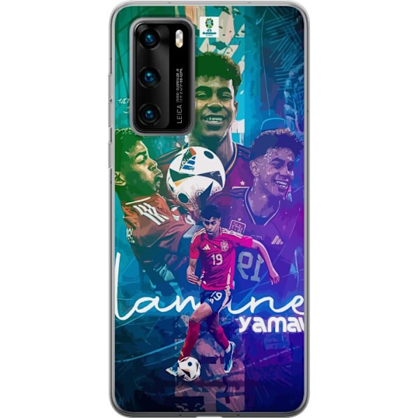 Huawei P40 Genomskinligt Skal Lamine Yamal FCB