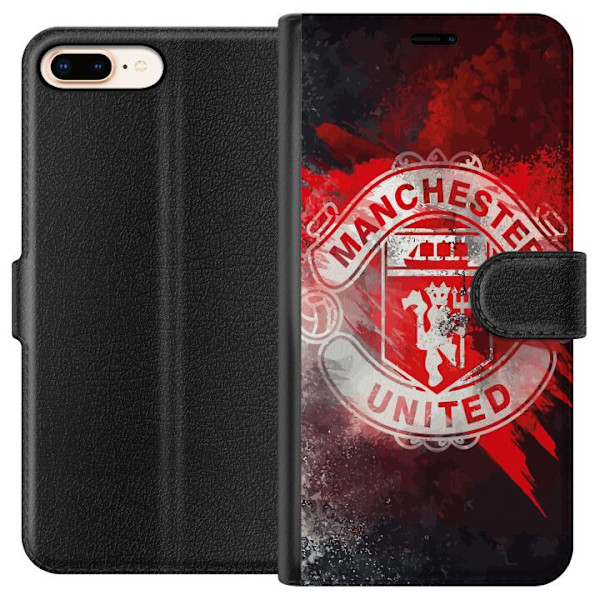 Apple iPhone 7 Plus Plånboksfodral Manchester United F.C.