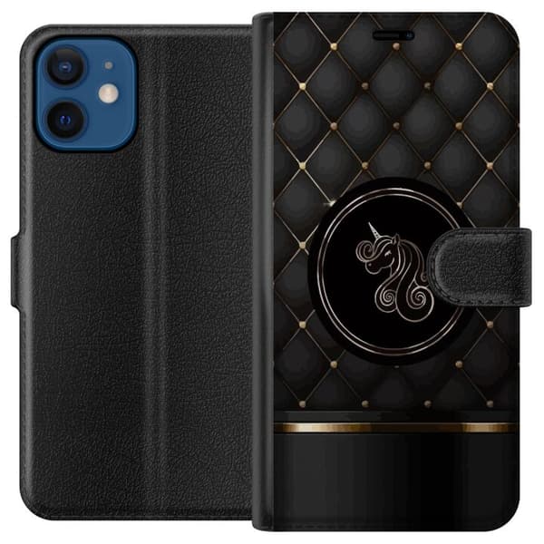 Kompatibelt Plånboksfodral till Apple iPhone 12 mini Luxury Unicorn