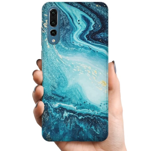Huawei P20 Pro TPU Mobilskal Marmor Marble