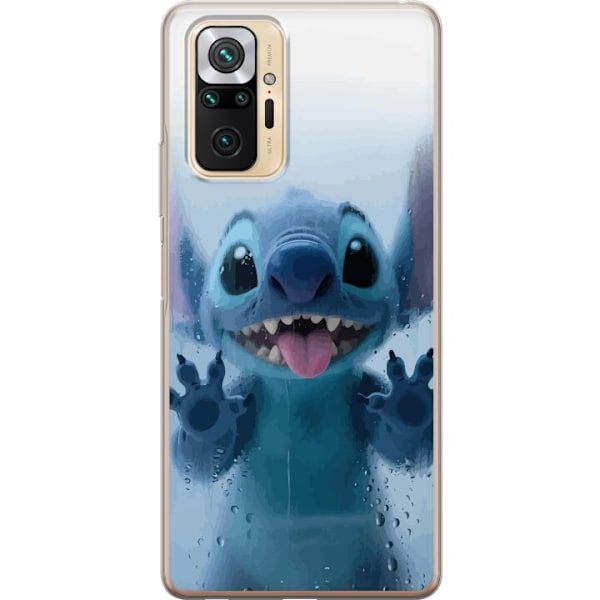 Xiaomi Redmi Note 10 Pro Genomskinligt Skal Stitch Window View