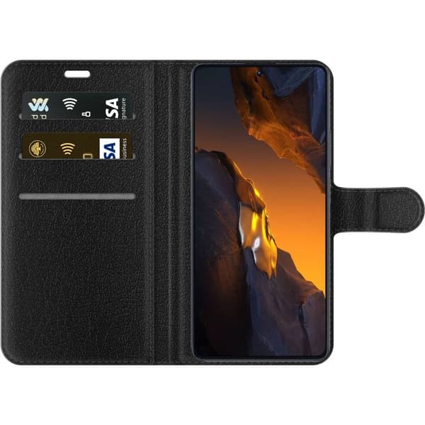 Kompatibel Tegnebogsetui til Xiaomi Poco F5 Pikachu gul