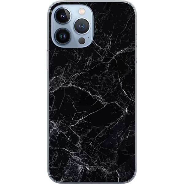 Kompatibel Mobilcover til Apple iPhone 13 Pro Max Marmor Sort