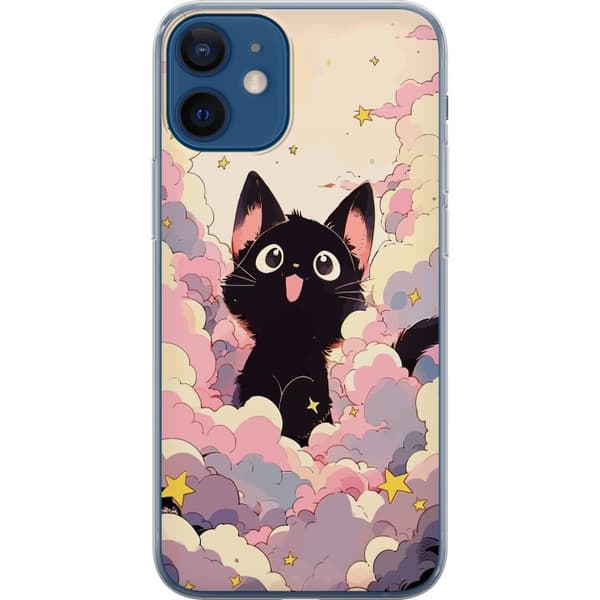 Kompatibelt Mobilskal till Apple iPhone 12 Kawaii Katt