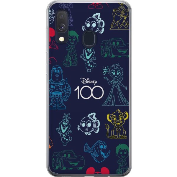 Samsung Galaxy A40 Läpinäkyvä kuori Disney 100