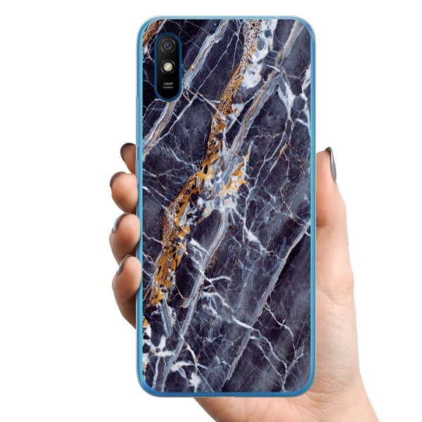 Xiaomi Redmi 9A TPU Mobildeksel Marmor