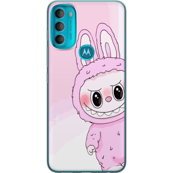 Motorola Moto G71 5G Gjennomsiktig deksel Labubu Bunny-serien