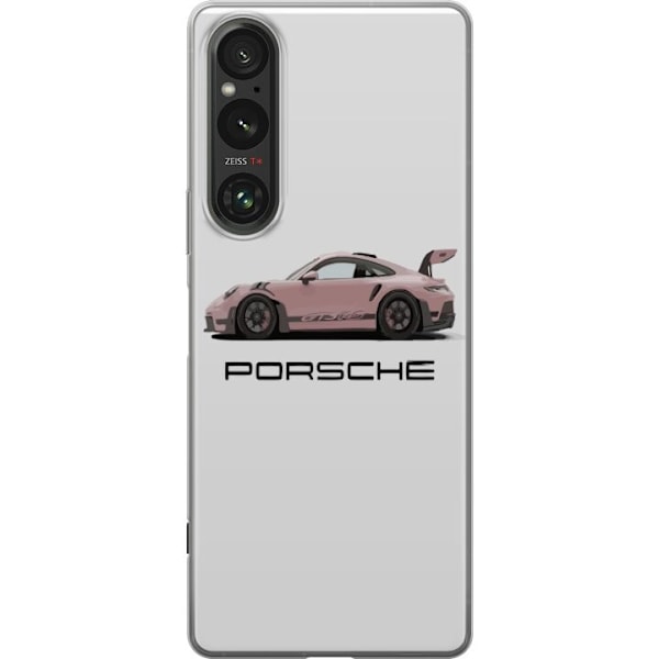 Sony Xperia 1 VI Läpinäkyvä kuori Porsche 911 Pink