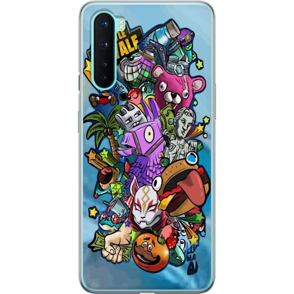 OnePlus Nord Gennemsigtig cover Fortnite