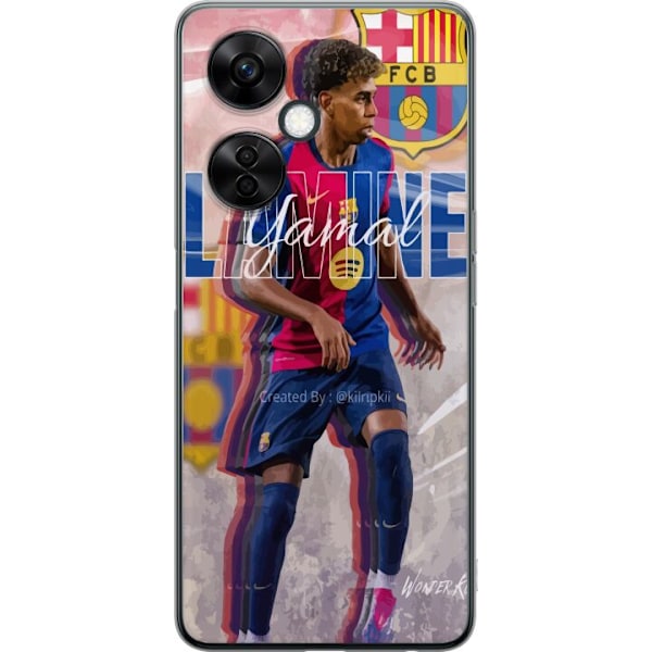 OnePlus Nord CE3 Läpinäkyvä kuori Lamine Yamal FCB