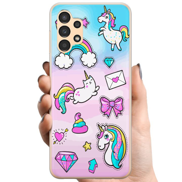 Samsung Galaxy A13 TPU Matkapuhelimen kuori Unicorn