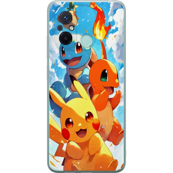 Xiaomi Redmi 12C Genomskinligt Skal Pocket Creatures – inspi