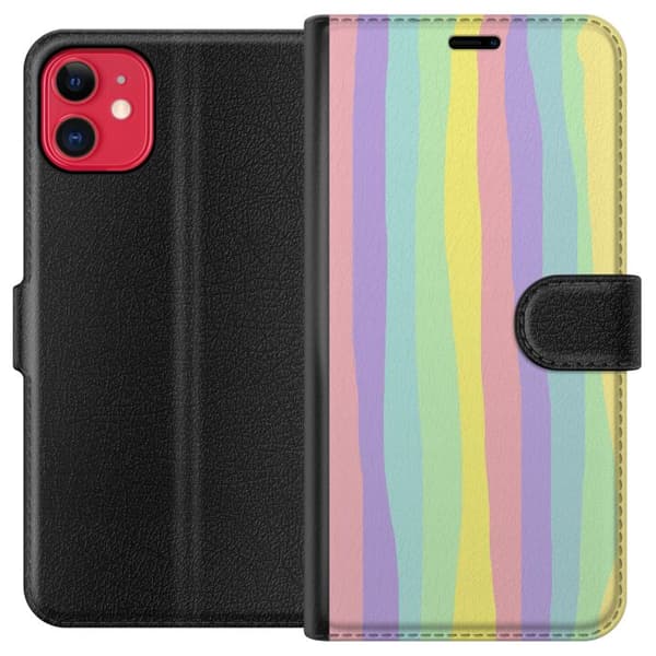 Kompatibel Tegnebogsetui til Apple iPhone 11 Farver