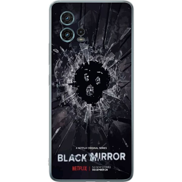Motorola Moto G72 Gennemsigtig cover Black Mirror Sci-Fi Netfl