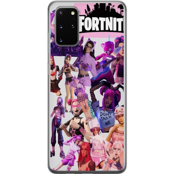 Samsung Galaxy S20+ Läpinäkyvä kuori Fortnite