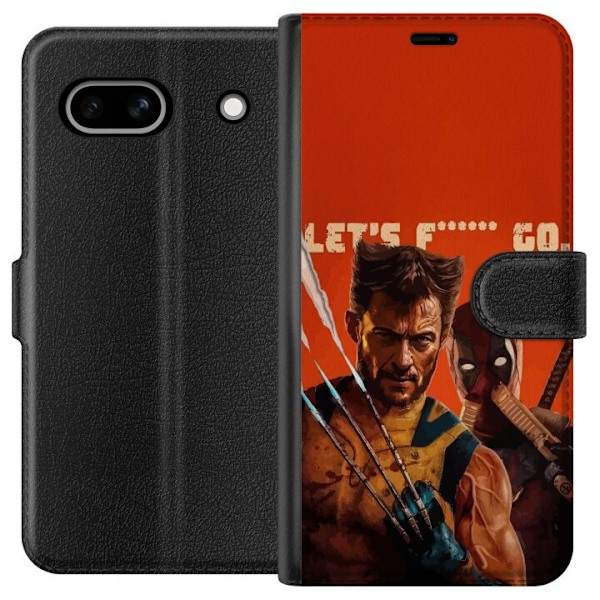 Google Pixel 7a Plånboksfodral Deadpool & Wolverine