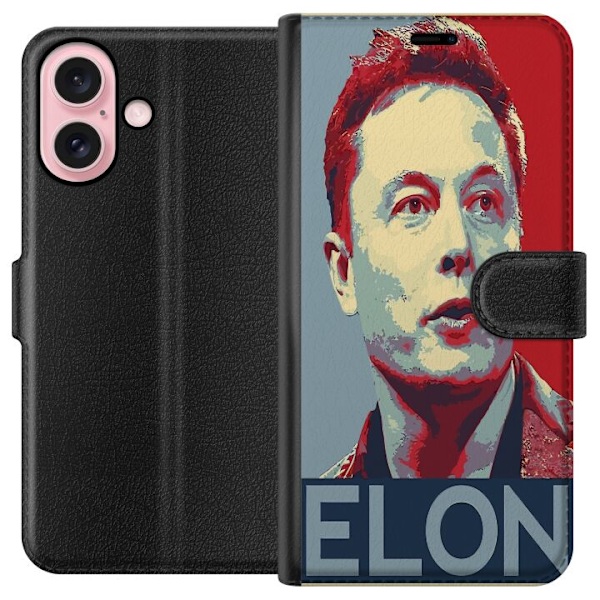 Apple iPhone 16 Lommeboketui Elon Musk