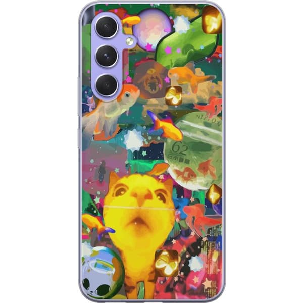 Kompatibelt Mobildeksel til Samsung Galaxy A54 Morsomme dyr