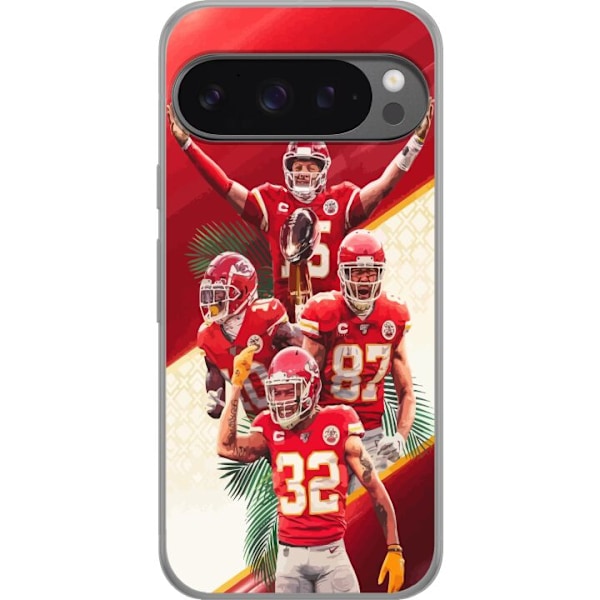 Google Pixel 9 Pro XL Gennemsigtig cover Kansas City Chiefs (N