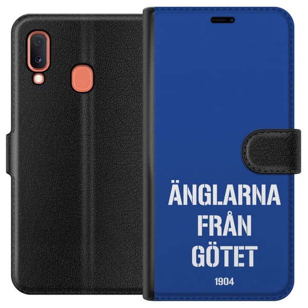 Kompatibelt Plånboksfodral till Samsung Galaxy A20e IFK Göteborg