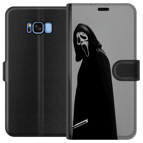 Kompatibelt Plånboksfodral till Samsung Galaxy S8 Ghostface
