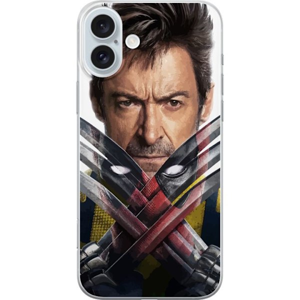 Apple iPhone 16 Plus Läpinäkyvä kuori Deadpool & Wolverine