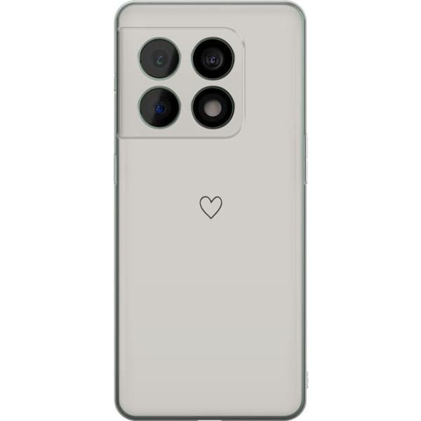 Kompatibelt Mobilskal till OnePlus 10 Pro Grått hjärta
