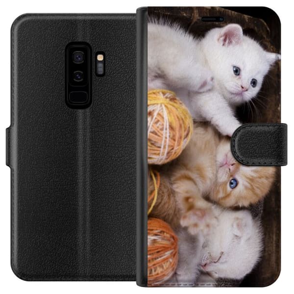 Kompatibelt Lommeboketui til Samsung Galaxy S9+ Katter