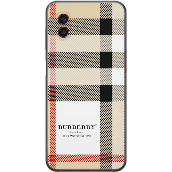 Samsung Galaxy Xcover6 Pro Läpinäkyvä kuori Burberry