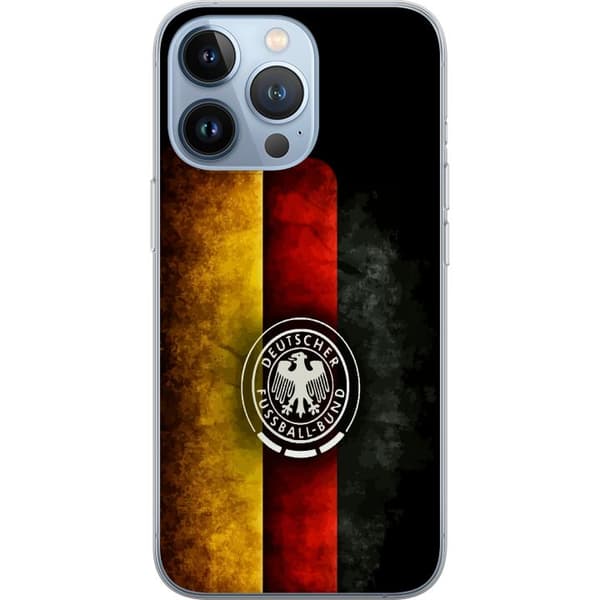 Kompatibelt Mobildeksel til Apple iPhone 13 Pro Tysk fotbollsemblem svart