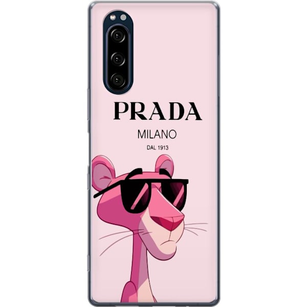 Sony Xperia 5 Gennemsigtig cover Prada Lyserød Panter