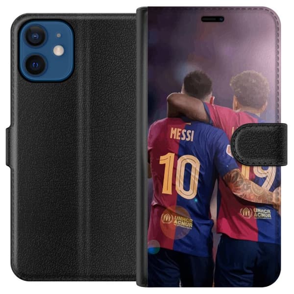Kompatibel Tegnebogsetui til Apple iPhone 12 mini Lamine Yamal Messi