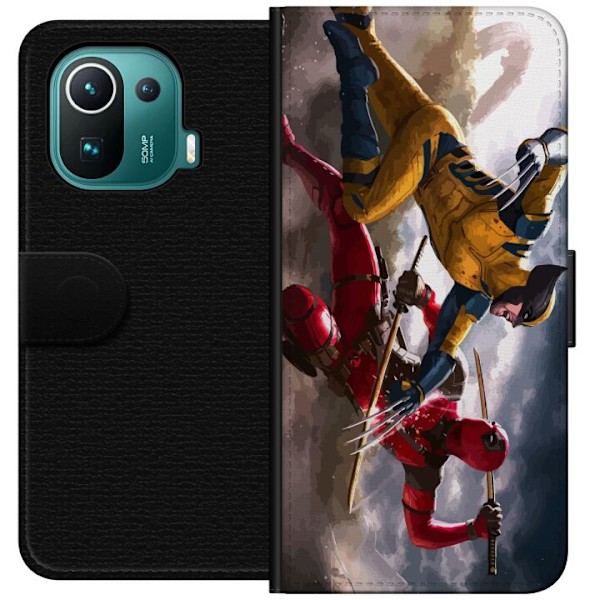 Xiaomi Mi 11 Pro Tegnebogsetui Wolverine Deadpool