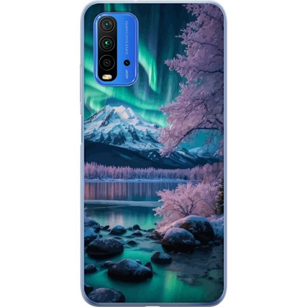 Xiaomi Redmi 9T Läpinäkyvä kuori Norrsken