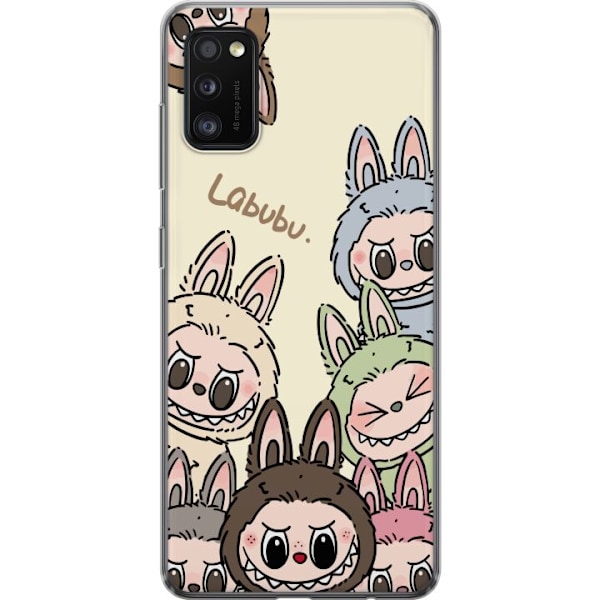 Samsung Galaxy A41 Gjennomsiktig deksel Labubu Pastel Collecti