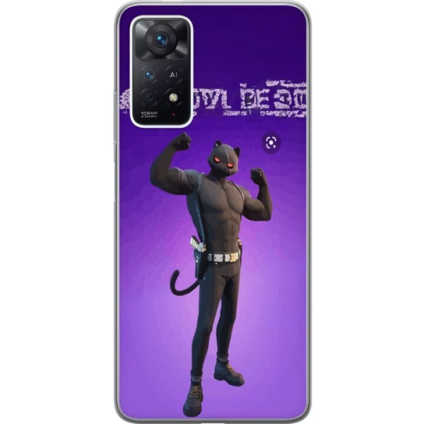 Xiaomi Redmi Note 11 Pro Gennemsigtig cover Fortnite - Meowscl