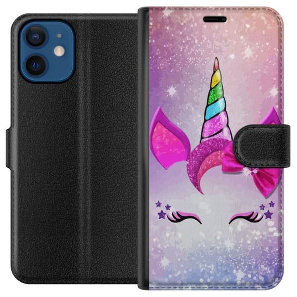 Kompatibelt Plånboksfodral till Apple iPhone 12 Unicorn