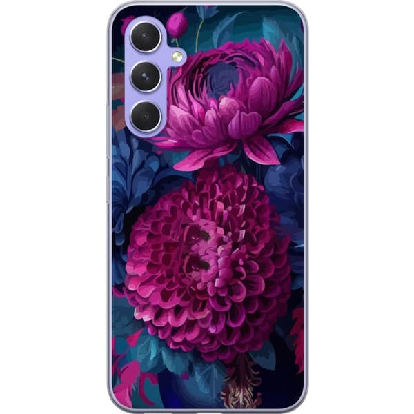 Kompatibel Mobilcover til Samsung Galaxy A54 Blommor
