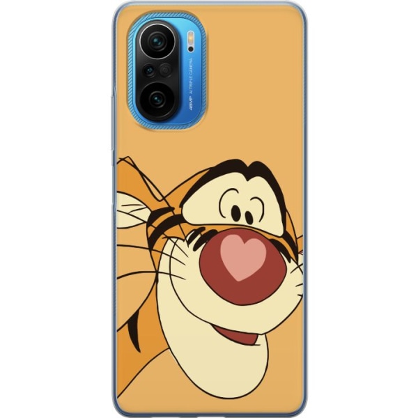 Xiaomi Poco F3 Gennemsigtig cover Tiger