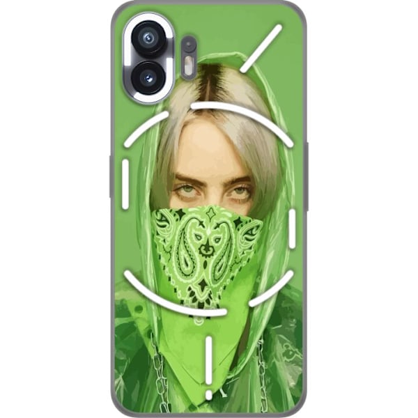 Nothing Phone (2) Gjennomsiktig deksel Billie Eilish