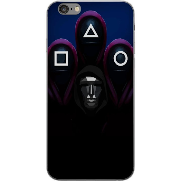 Apple iPhone 6s Plus Genomskinligt Skal Squid Game Säsong 3 Nya Ikoner Populär Serie TV Motiv Asiatisk Drama Trend Ikoniskt Grafisk Design
