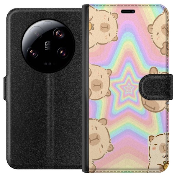 Xiaomi 13 Ultra Lommeboketui Kawaii Capybara Galaxy Søt Anime
