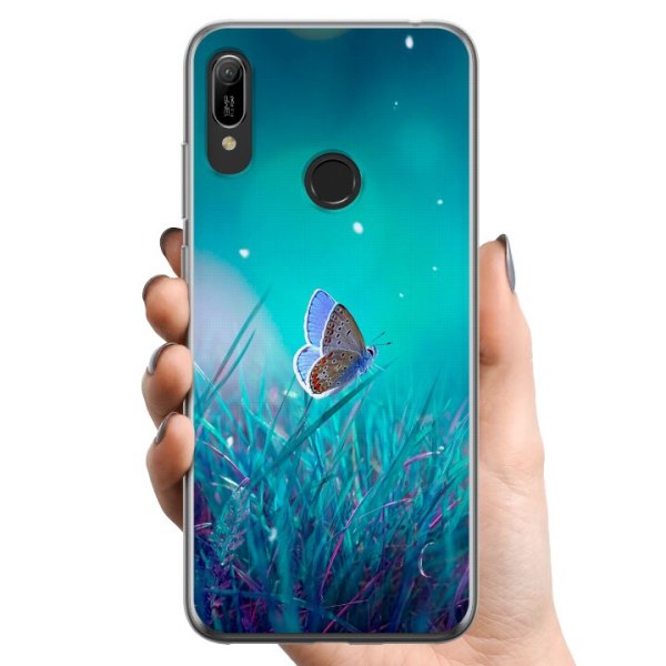 Huawei Y6 (2019) TPU Mobilskal Magical Butterfly