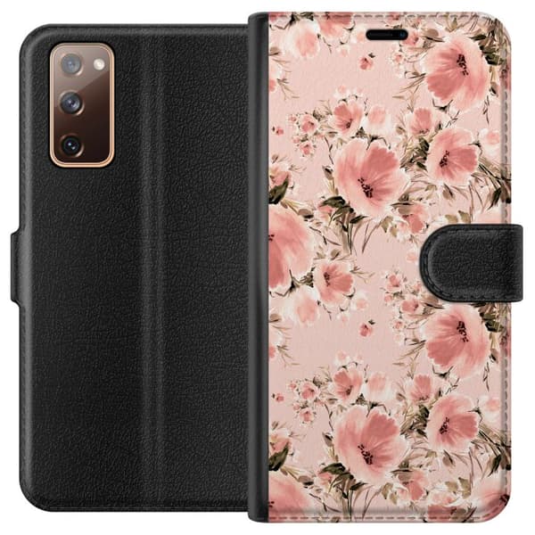 Kompatibelt Plånboksfodral till Samsung Galaxy S20 FE Blommor